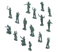 Youngwier Modèles réduits de soldats,Modèles soldats - Petit soldat faisant semblant de jouer au jouet,Kit de soldat modèle bricolage, jouet de simulation, 16 pièces, soldats jouets pour