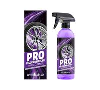 Youngwier Nettoyant pour pneus et jantes, 120 ml, puissant revêtement moussant, nettoyant pour jantes, pour le nettoyage de l'intérieur et de l'extérieur, pour moyeu de moteur