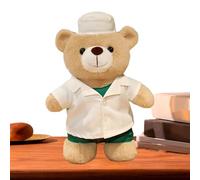 Youngwier Peluche en forme d'ours médical, coussin pour enfant, idée cadeau pour bébé fille, chambre d'enfant, chambre à coucher, Noël, Halloween, bureau, famille