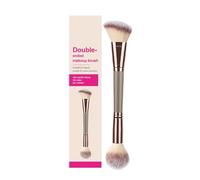 Youngwier Pinceau Double Extrémité pour le Maquillage - Outil de Maquillage Polyvalent | Pinceau Blush pour Joues,pour les Liquides, les Poudres, les Crèmes, l'Estompage du Visage et des Joues, Femmes