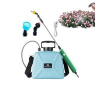 Youngwier Pulvérisateur d'eau électrique - 5 l - 3 buses de pulvérisation - Avec bandoulière - Barre télescopique pour pelouse, , piscine, voiture, nettoyage du sol, entretien du jardin