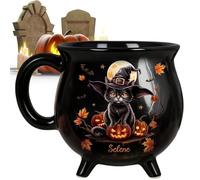 Youngwier Tasse Mug Sorcière En Céramique - Chaudron Magique De Brewing 350ml, Design Gothique Pour Café Et Thé, Idée Cadeau Halloween, Utilisation Pour Petit-déjeuner, Fêtes Thématiques Et Décoration