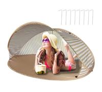 Youngwier Tente D'Plage - Abri Solaire Camping avec Sac De Transport | Abri Respirant Compact pour Voyage Jardin Festival Montagne Parc Extérieur