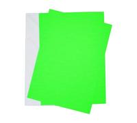 younikat 50 Étiquettes Néon Vert DIN A5 - dv1017