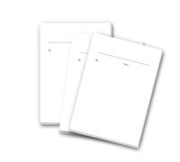 younikat lot de 3 carnets de prescriptions privées pour médecins I DIN A6 I 50 feuilles bloc de prescriptions vierges neutres à détacher I dv636