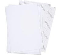 younikat Papier adhésif Premium DIN A4 I 100 feuilles dans blanc mat I FASSON Crack Back-Plus I Papier adhésif autocollant imprimable I az066