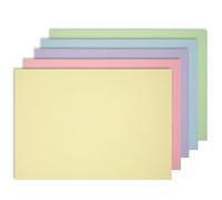 younikat Set de 100 Sets de Table Pastel I Set de Table en Papier I trié par Couleur I DIN A3 I imprimé des Deux côtés I Set de Table jetable I az134