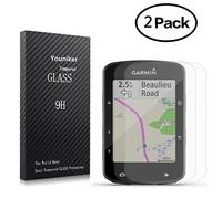 Youniker Lot de 2 Verre Trempé pour Garmin Edge 520 Plus Protecteur d'écran Protection écran en Verre Trempé Films Vitre pour Garmin Edge 520 Plus GPS Film Protection