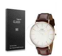 Youniker Lot de 3 Verre Trempé pour Daniel Wellington 0103DW Protecteur d'écran, Protection écran en Verre Trempé Films Vitre pour 0103DW Film de Protection d'écran pour Daniel Wellington 40MM Montre