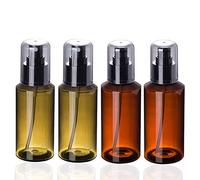 Youning 100ml Flacon vaporisateur vide, flacon vide voyage, réutilisables, spray vide Flacon Vaporisateur de Brume, Bouteille de Pulvérisation Voyage Vide pour parfum, Cosmétique (4PCS(vert+marron))