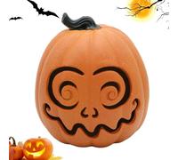 Youning Citrouille décorative d'Halloween - Lanternes LED creuses - Lanterne citrouille - Photophore - Citrouille lumineuse - Pour décorer en plein air - Vintage - Décoration d'Halloween - Citrouille