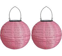 Youning Lampions d'extérieur résistants aux intempéries - Lanterne solaire LED - Étanche - À suspendre - 30 cm - Lanterne solaire - Décoration d'extérieur - Nylon - Papier - Lanterne ronde - Lanternes