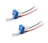 YOUNLEN 2 pièce AC/DC 12V 10A Automatique Auto ON OFF Photocellule Commutateur,Interrupteur de commande Éclairage,Capteur Crépusculaire à Aube