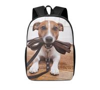 YounPrenG Sac à dos, sac à dos d'école, sac à dos d'école, sac à dos de randonnée, de voyage, de camping,Chiens Jack Russell Terrier Animaux