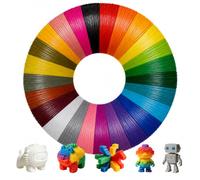YOUNTHYE Lot de 2 Sachets de Filament PCL 2,5 mm pour Stylo 3D, 320 Recharges en 32 Couleurs, 5 Brins par Couleur et par Sachet, 15 cm par Brin, Filament Basse Température pour Création 3D
