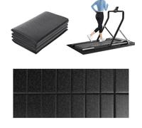 YOUNTHYE Tapis de course de protection de sol, tapis de course pliable en PVC antidérapant pour vélo d'appartement, banc de musculation, yoga, 173 x 75 x 6 mm