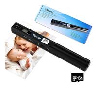 Youool Mini Scanner Portable A4 avec Carte 16GTF, De Main Scanner D'Images USB NuméRisation Couleur à 900 dpi A4 NuméRisation à Scanners De Documents Portable Au Format JPG/PDF