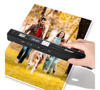 Youool Scanner de Documents Portable avec 16G Carte TF, iScan Document Image Scanners A4 900 DPI, Scanner Photo Couleur Portable USB 2.0 Haute Vitesse JPG/PDF pour Documents, Reçus et Photos
