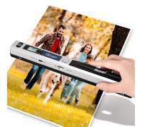 Youool Scanner Portable A4 USB 900 DPI Scanners De Couleur | D'Images USB Scanner Scanner De Documents Portable A4 Au Format Jpg/PDF (Scanners ArgentéS + Carte 16G TF)