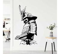 YOUOUSI Stickers muraux samouraï japonais, stickers en vinyle représentant des samouraïs asiatiques et des épées, adaptés au salon, au couloir, à la chambre à coucher, à la chambre d'enfant