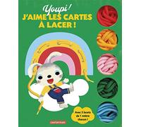 Youpi ! J'aime Les Cartes À Lacer ! - Avec 5 Lacets De 1 Mètre Chacun !