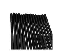 YOUPINSENSEN 1423 Model Flat Bladed Spokes 7-Pack - 14G 2.0mm Stainless Steel Straight Pull Black Spokes for & Road Bike(294)