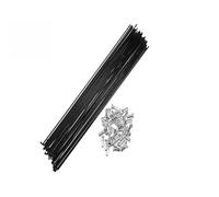 YOUPINSENSEN 40 Pcs 14G foyBicycle Spokes & Nipples Set - High Strength Steel (260/278/286/292/297/300mm) Universal Bike for Mountain, Road & City Bikes Complete Wheel Repair Kit(40 Pcs 292mm)