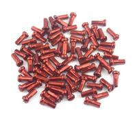 YOUPINSENSEN 50pcs Lightweight foyBicycle Spoke Nipples - Aluminum Alloy Spoke Nuts for & Road Bike Wheels - Cycling Wheel Building & Repair Accessories(Red)