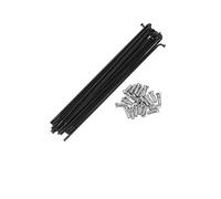 YOUPINSENSEN Lot de 20 rayons robustes 13G, acier inoxydable 304 : 155 mm, 159 mm, 163 mm, 167 mm, 171 mm, 174 mm, 179 mm, 183 mm, 187 mm avec embouts pour roue de vélo pliable (20 jeux 13G 155 mm)