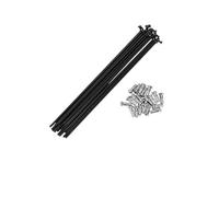 YOUPINSENSEN Lot de 20 rayons robustes 13G, acier inoxydable 304 : 155 mm, 159 mm, 163 mm, 167 mm, 171 mm, 174 mm, 179 mm, 183 mm, 187 mm avec embouts pour roue de vélo pliable (20 jeux 13G 167 mm)