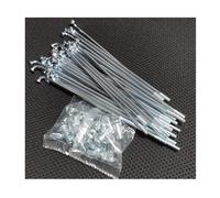 YOUPINSENSEN New 9G Heavy Duty Motorcycle Spokes - 3.5mm J-Bend Off-Road Spokes Made of 45# High-Strength Steel - Compatible with Dirt Bike, Pit Bike, E-Bike & Electric Moped(3.5X210mm)