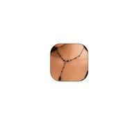 Your Always Charm Collier gothique noir pour femme, accessoire gothique, collier goutte de sang, collier de costume de vampire, collier Lariat pour femme, Métal, Pas de gemme