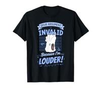 Your Argument Invalid Because I'm Louder Umbrella Cacatoo T-Shirt
