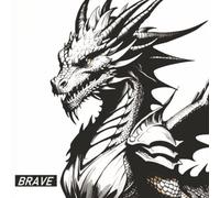 Your Brave Female Mystical, Magical Dragon, 8.5 x 8.5 Wide Ruled Composition Book complete with 110 pages.: Good for college and high school students, ... journaling, diaries, D&D games, playbooks.