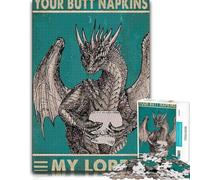 Your Butt Napkins My Lord Puzzle pour Adultes 1000pcs (52x38cm) | Activité puzzle papier les dimanches au calme, pour un moment calme.