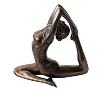 your castle Body Talk Yoga Figurine Sculpture Pada Rajakapotasana Résine Hauteur 13 cm