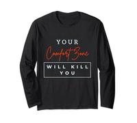 Your Comfort Zone Will Kill You Funny Entrepreneur Sarcastique Manche Longue