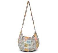 YOUR COZY Grand sac à bandoulière pour femme - Sac à main à fermeture éclair - Fait à la main, Tribe_white, Taille unique