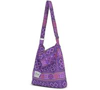 YOUR COZY Sac à bandoulière rétro en coton pour femme - Grande taille - Pour le shopping et les voyages