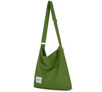 YOUR COZY Sac à bandoulière rétro en coton pour femme - Grande taille - Pour le shopping et les voyages