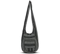 YOUR COZY Sac à main bandoulière unisexe Boho Sac en coton fait main pour unisexe