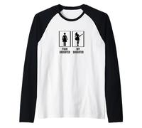 Your Daughter My Daughter Guitare Basse Humoristique Manche Raglan