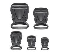 Your Day Mate Boucles à enficher pour sangles, taille 50 mm, 2 pièces, en noir, en plastique dur, fermeture à clic de la boucle à enficher, fermeture à enficher de remplacement, boucle de réparation