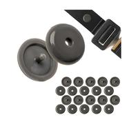 Your Day Mate Bouton de Ceinture de Sécurité, 10 Paires, Plastique Dur, Gris, Universel pour Voiture