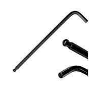 Your Day Mate Clé à six pans creux, 1 pièce, HEX SW 6 mm, acier résistant aux outils, clé à outils avec tête sphérique pour montage incliné, clé coudée professionnelle à six pans