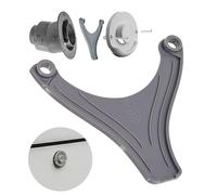 Your Day Mate Ecoulement d'eau de Condensation pour Chauffage de Caravane, 1 pièce, Compatible avec TRUMA pièce de cheminée ZR80, 96 mm Distance Entre Les Trous, en Gris