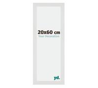 Your Decoration - 20x60 cm - Cadres Photo en MDF Avec Verre Plexiglas - Blanc Mat - Mura.