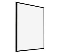 Your Decoration - 25x25 cm - Cadres Photos en Plastique Avec Verre Plexiglas - Anti-Reflet - Excellente Qualité - Noir Mat - Cadre Decoration Murale - Evry, Noir Mat