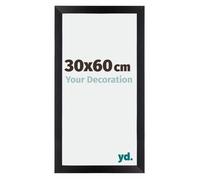 Your Decoration - 30x60 cm - Cadres Photo en MDF Avec Verre Plexiglas - Anti-Reflet - Excellente Qualité - Noir Mat - Cadre Decoration Murale - Mura, Noir Mat G