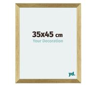 Your Decoration - 35x45 cm - Cadres Photo en MDF Avec Verre Plexiglas - Or Brillant - Mura.
